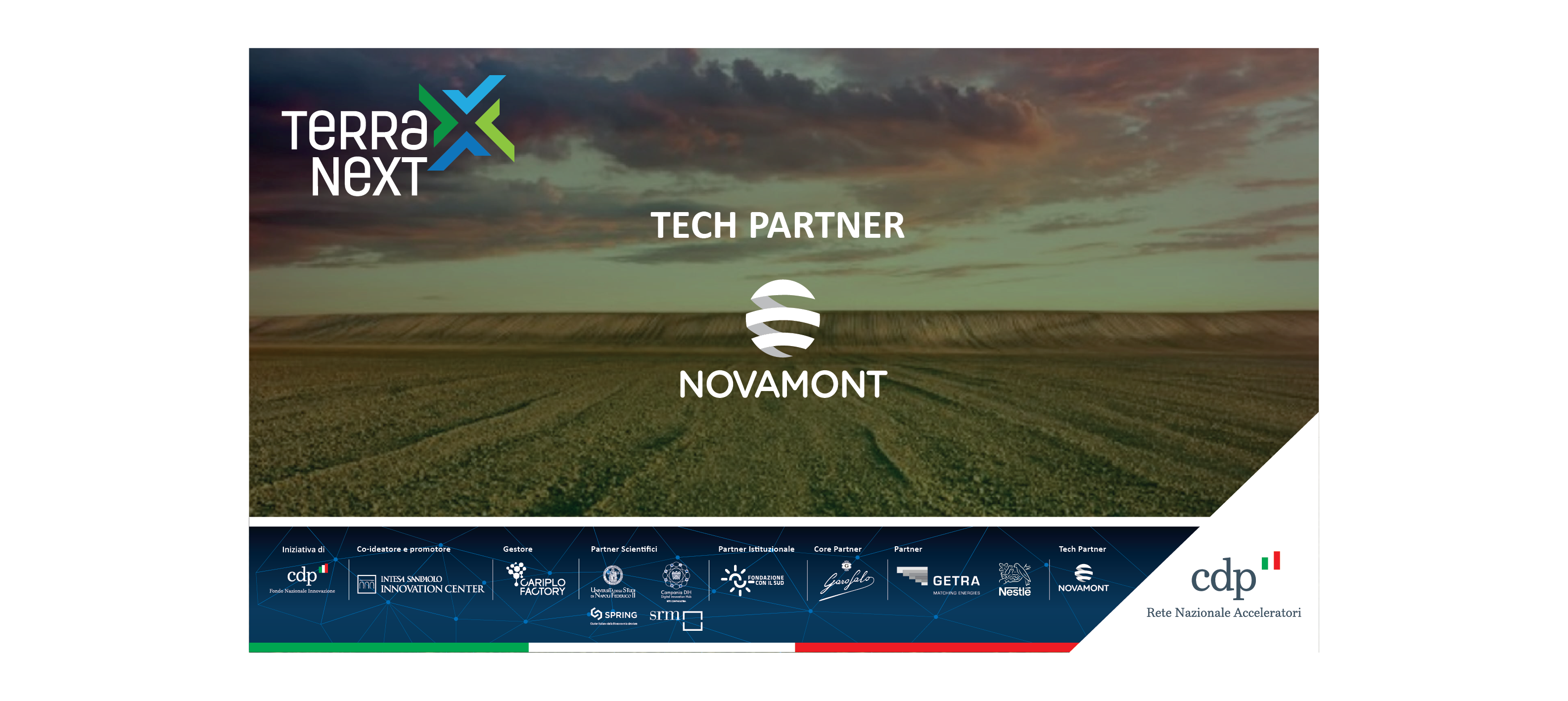 Novamont offre a Terra Next il proprio know-how per contribuire a creare un ecosistema regionale dell'innovazione sui temi della salute del suolo e dell’utilizzo sostenibile delle biomasse